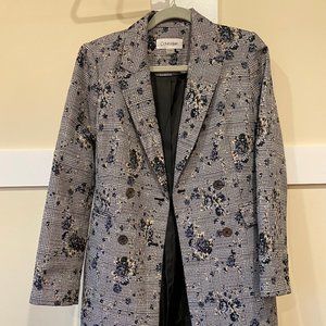Calvin Klein Floral Trench Coat